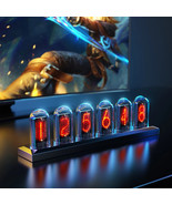 RGB Nixie Tube Clock LED Glows IPS Color Screen DIY Analog Digital Tube ... - $1,437.27 MXN