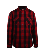 Harley-Davidson Men&#39;s Red Black Plaid Sherpa Lined Snap On Button Shirt ... - £43.75 GBP