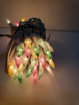 Easter Christmas Pastel Gingerbread 50 String Lights Indoor/Outdoor Decor - $16.99