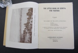 Vintage Little Book of Geneva Illustrated Map Advertising 1926 - £16.74 GBP