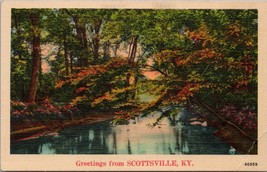 Greetings from Scottsville KY Postcard PC591 - £3.84 GBP