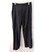 Gap black stripe dress pants women size 4 / 4R professional work career ... - £7.04 GBP