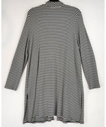 J Jill Wearever Collection Sweater Womens XL Black White Stripe Stretch ... - £33.39 GBP