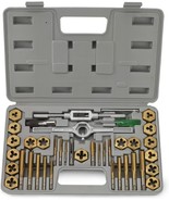 Neiko 40-Piece 00912A Titanium Coated Tap &amp; Hexagon Die Set - Metric - £32.48 GBP