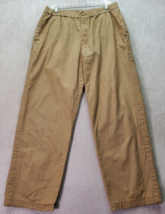 Territory Ahead Pants Men Size Large Tan Flannel Lined 100% Cotton Slash... - $18.44
