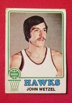 1973-74 Topps Basketball John Wetzel #72 Atlanta Hawks FREE SHIPPING - $1.99