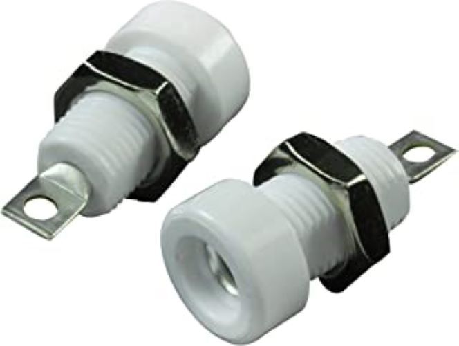 5 pack 1509-101 Abbatron HH smith banana jack 1509-101b insul d white - $9.07