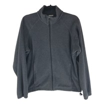 Columbia Womens Benton Springs Jacket Fleece Full Zip Pockets Gray M - $19.24
