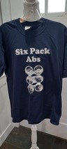 Six Pack Abs Drinking T-Shirt Size Large - £10.29 GBP