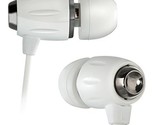 Bell&#39;O Digital BDH653WH In-Ear Headphones with Precision Bass, White - £10.87 GBP