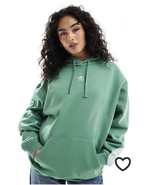 Adidas Originals Essentials Oversized Hoodie Women’s NWT Green Size Small - $721.96 MXN