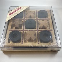 Woodfield Collection Wood Tic-tac-toe Set NEW SEALED - $11.31