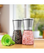 ZOYA Pepper mills Adjustable Premium Stainless Steel Sea Salt and Pepper... - $342.49 MXN