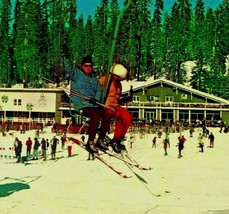 Badger Pass Ski House Ski Lift Yosemite California CA UNP Vtg Chrome Postcard - £12.33 GBP