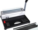 Makeasy Comb Binding Machine, 21-Hole, 450 Sheet, Paper Punch Binder With - $64.93