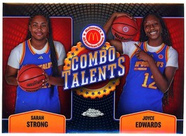 SARAH STRONG / JOYCE EDWARDS 2024 Topps Chrome MCD AA Combo Talents - $18.60 MXN