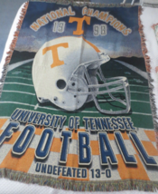 University of Tennessee Football National Champ 1998 Throw  48 X 72 - £33.24 GBP