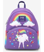 Loungefly Lisa Frank Rainbow Unicorn Mini Backpack Bag - $48.01