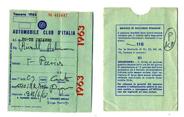 Automobile Club D&#39;Italia 1963 Breakdown Service Information &amp; Sleeve AAA - £18.35 GBP