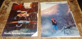 2-lot 1978 + 1988 marlin sporting firearms catalogs in good shape used - $9.89