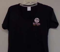 Ladies Pittsburgh Penguins 50 Years Pink Phase Embroidered T-Shirt XS-4XL New - £11.37 GBP+