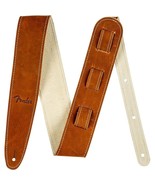 Fender Ball Glove Leather Guitar Strap Brown - £93.60 GBP