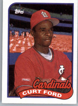 1989 Topps 132 Curt Ford  St. Louis Cardinals - £0.77 GBP