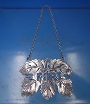 Sterling Silver Liquor Label &quot;Port&quot; Cast Leaf 2 1/8&quot; x 1 1/2&quot; (#6862) - €90,78 EUR