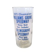 Rare 1971 Williams Grove Selinsgrove Speedway Champion Glass Gary Snelba... - $570.03 MXN