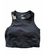 MTA Sports Bra Black Removeable pads Ribbed Sports Bra Size Small Medium... - €9,96 EUR