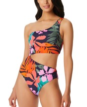 Jessica Simpson One Piece Cutout Swimsuit Paradise Multicolor Size Small $98-NWT - £14.14 GBP