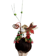 Let it, Snow! Ugly Christmas Festive Holiday Novelty Snowman Headband OOAK - £34.79 GBP
