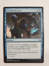 MTG Magic The Gathering Card Stealth Mission Sorcery Blue War Of The Spark - £5.73 GBP