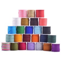 1.0Mm Braided Nylon Bracelet Making String Cord, 750 Yards Mixed Of 25 C... - £32.57 GBP