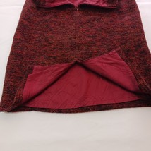 Finity Studio Back Zipper Women's Burnt Orange Wool & Acrylic Skirt Size 14 image 7
