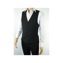 Men RENOIR Vest Wool 140 Adjustable ,V-Neck 2 Pocket Fully lined 555-3 Charcoal image 4