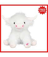 Realistic Highland Cow Plush Doll with Long Hair - A Farm Adventure Comp... - $50.95 CAD