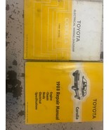 1988 Toyota Corolla Servicio Tienda Taller Reparación Manual OEM Juego C... - $1,851.88 MXN
