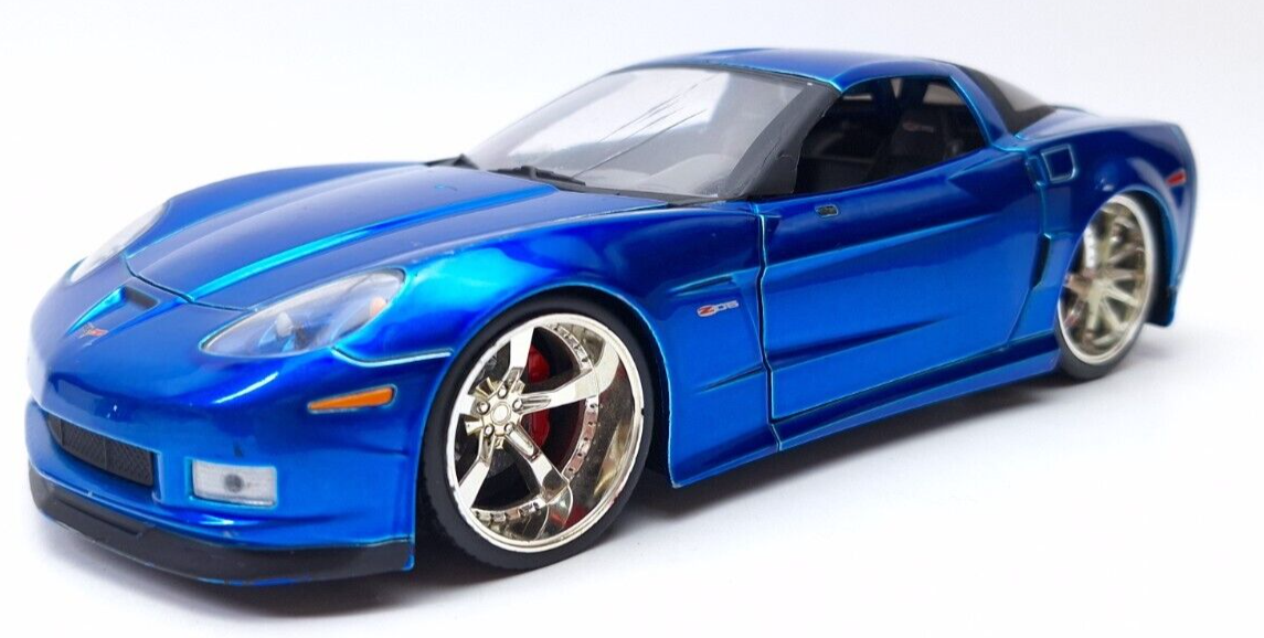Primary image for Jada 1:24 BigTime Muscle "2006 Chevy  C6 Corvette Z06" Blue *READ*