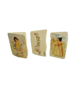 Lot 3x Miniature Gallery Graphics Greeting Cards Child Girl Baby Kewpie ... - $177.40 MXN