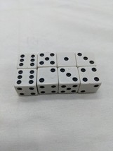 Lot Of (8) Black And White Dice - $167.53 MXN