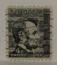 VINTAGE STAMPS AMERICAN USA 4 C CENT PROMINENT AMERICANS LINCOLN STATES ... - $1.75