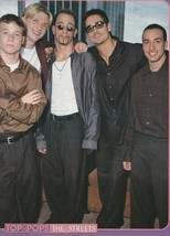 Backstreet Boys teen magazine pinup clipping Japan Top of Pops sun glass... - $130.47 MXN