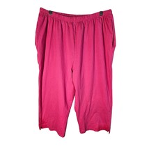 Easy Essentials Womens Sleep Shorts 100% Cotton XL Petite Bright Pink - $13.79 CAD