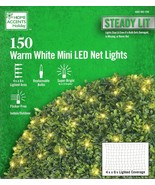 HOME ACCENTS HOLIDAY 1002 482 729 150CT WARM WHITE MINI LED NET LIGHTS 4... - €25,56 EUR