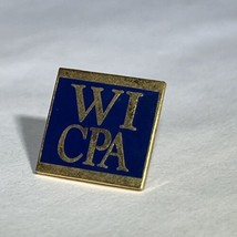 Wisconsin CPA Accounting Corporation Company Advertisement Lapel Hat Pin - £4.65 GBP
