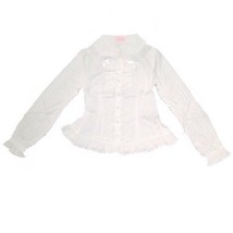 Angelic Pretty Whip Factory Blouse in White Lolita Fashion - £86.49 GBP