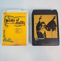 2 Vintage Black Sabbath 8 Track Tapes (Master of Reality + Vol. 4) UNTESTED READ - £18.28 GBP