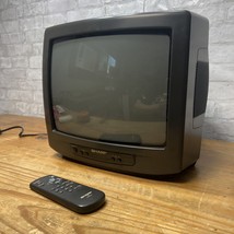 Sharp 13F -M100 13&quot; Crt Television Tv Retro Gaming 1995 Vtg W Remote Excellent - £68.92 GBP