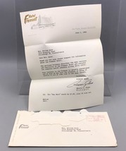 Vintage Hotel Fremont Las Vegas Correspondance Lettera 1964 Jds - £27.13 GBP